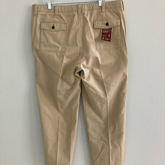 Haggar Men's The Garrison Premium Chino Straight Fit Pants Size 40x32 "NEW" - Picture 7 of 8